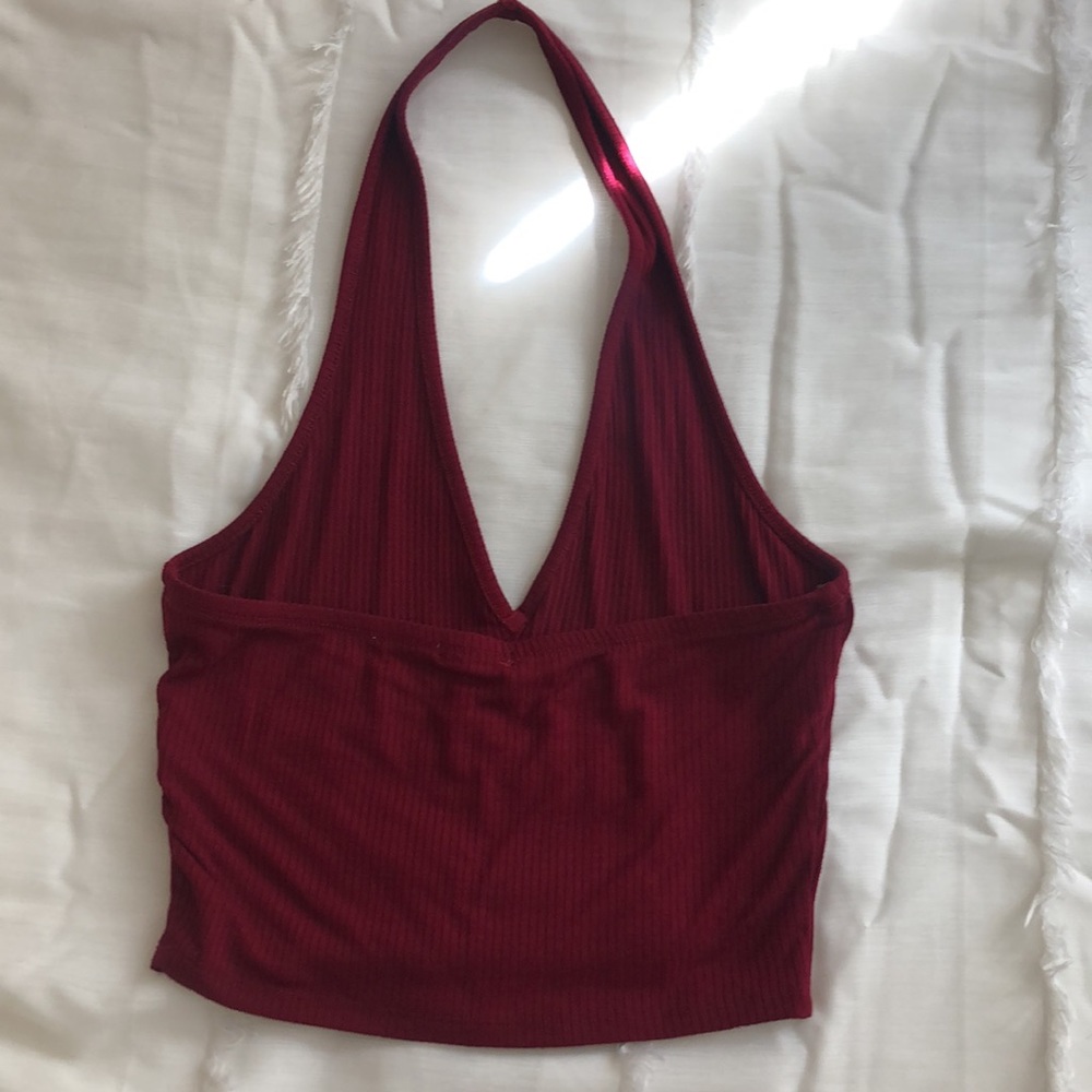 Tilly’s Red Halter Top Crop top - Picture 2 of 3